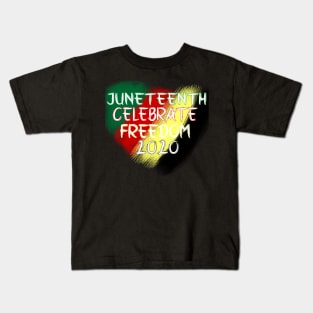 juneteenth celebrate freedom 2020 Kids T-Shirt